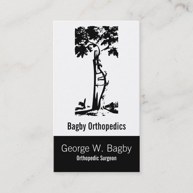 Orthopaedic Surgery Crooked Tree Appointment Card (Front)