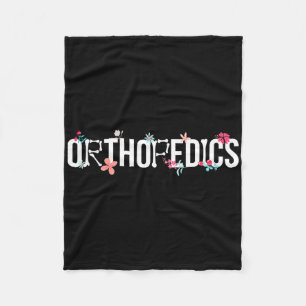Orthopaedics Ortho Nurse Orthopaedic Nurse Orthope Fleece Blanket
