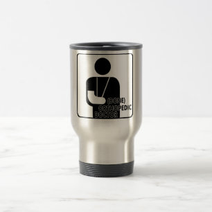 ORTHOPEDIC (BONE) DOCTOR LOGO TRAVEL MUG