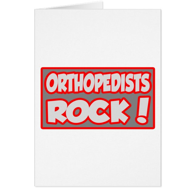 Orthopedists Rock! (Front)