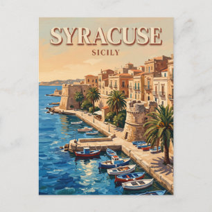 Ortigia Syracuse Italy Postcard