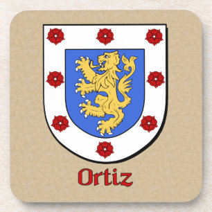 Ortiz Family Shield Coaster