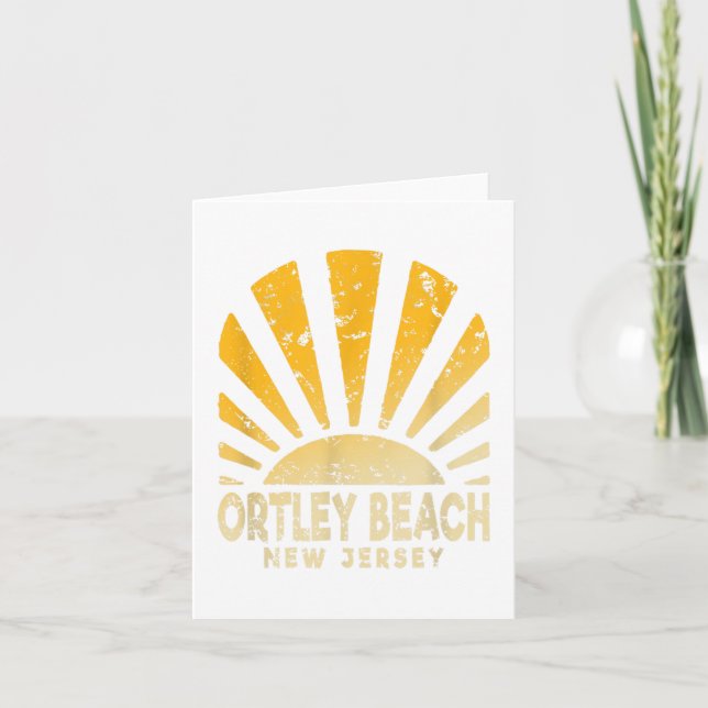 Ortley Beach Nj - Sunny Ortley Beach New Jersey _1 Card (Front)