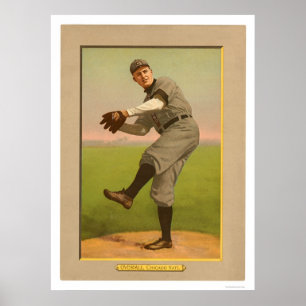 Orval Overall Cubs Baseball 1911 Poster