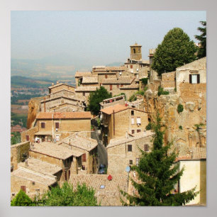 Orvieto, Italy photography poster