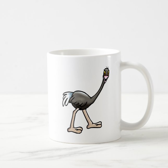 Orville Ostrich Coffee Mug (Right)