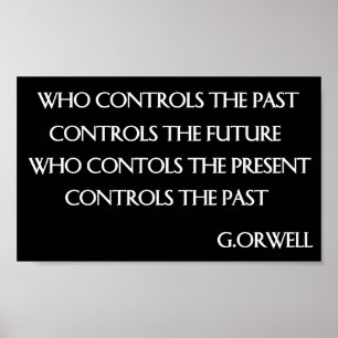 Orwell’s quote poster
