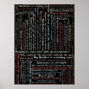 Orwell's quotes poster