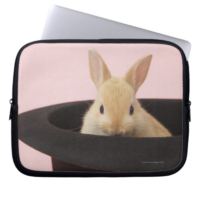 Oryctolagus cuniculus laptop sleeve (Front)