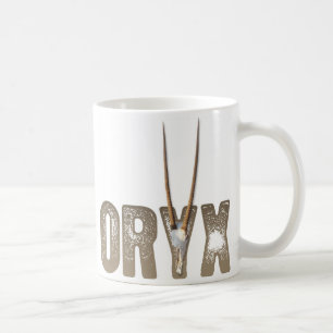 Oryx - beast of the desert / Namibia Africa Skull Coffee Mug