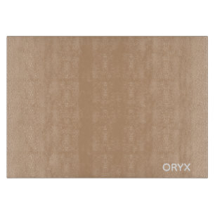 Oryx brown beige color name cutting board