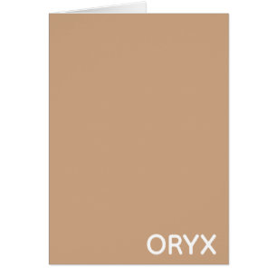 Oryx brown beige colour name