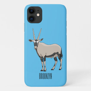 Oryx cartoon illustration iPhone 11 case