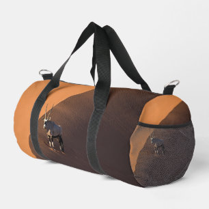 Oryx on the edge, Namibia Duffle Bag
