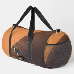 Oryx on the edge, Namibia Duffle Bag