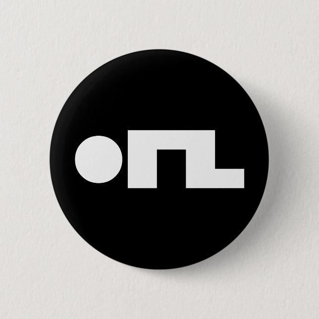 ORZ Emoticon Kaomoji Emoji 6 Cm Round Badge (Front)