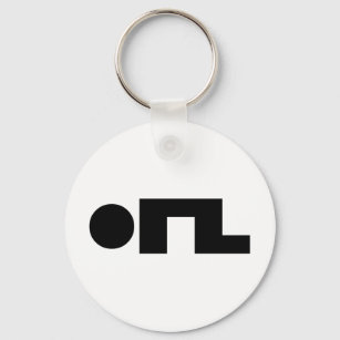 ORZ Emoticon Kaomoji Emoji Key Ring
