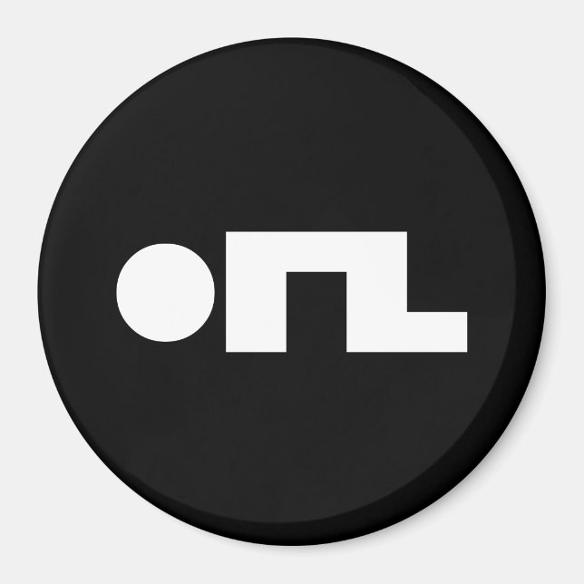 ORZ Emoticon Kaomoji Emoji Magnet (Front)