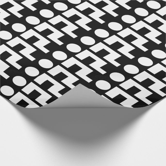 ORZ Emoticon Kaomoji Emoji Wrapping Paper (Corner)