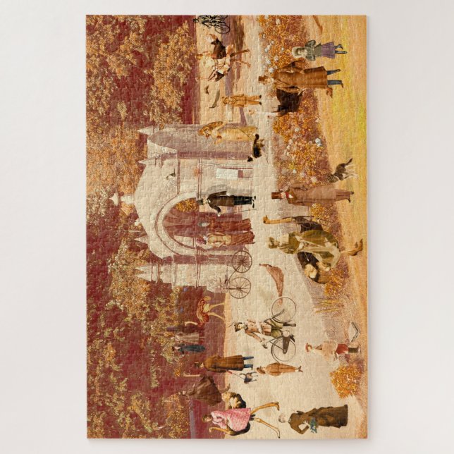 Os Avestruzes de Ponte de Lima / The Ostriches Jigsaw Puzzle (Vertical)