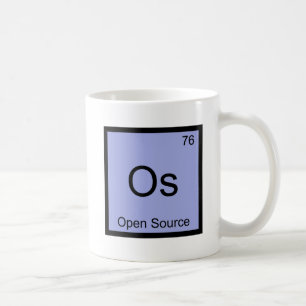 Os - Open Source Chemistry Element Symbol Software Coffee Mug
