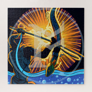 Os Rune Art Puzzle   Anglo-Saxon Viking Runic ᚩ