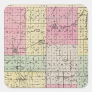 Osage County, Kansas Square Sticker