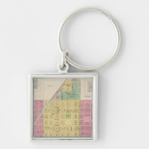 Osage Mission, Galesburg, and Earlton, Kansas Key Ring