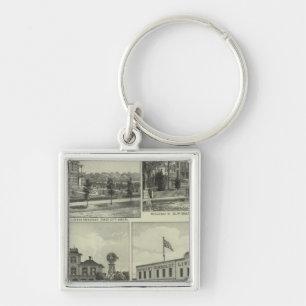 Osage, Mound, and Burlington, Kansas Key Ring