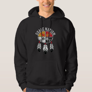 Osage Nation Indigenous Native American Medicine W Hoodie