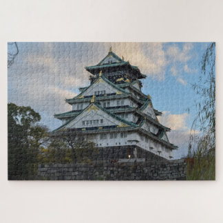 osaka caste at dusk jigsaw puzzle