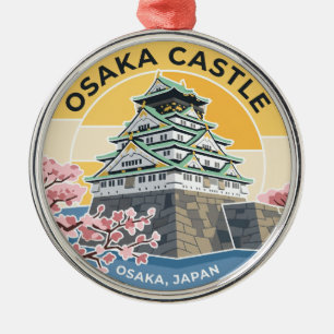 Osaka Castle, Japan Japan Metal Ornament