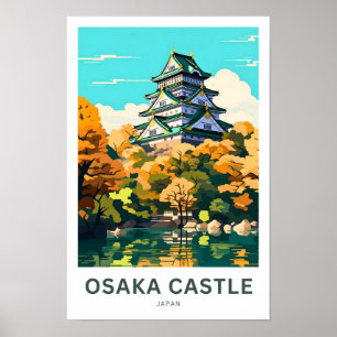 Osaka Castle Japan Travel Print