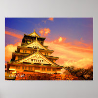 Osaka Castle (Sunset ver.)