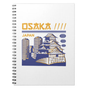 Osaka Japan Urban Heritage Retro Travel Design Notebook