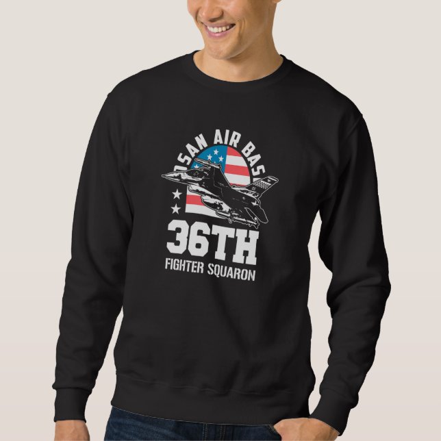 Osan Air Base 36th Fighter Squadron South Korea So Sweatshirt (Front)