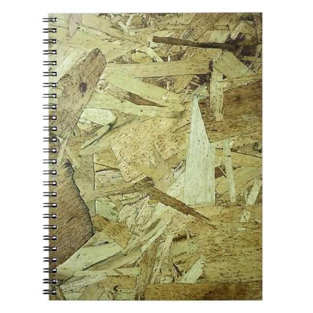OSB Chip Board Plywood Notebook (Front)