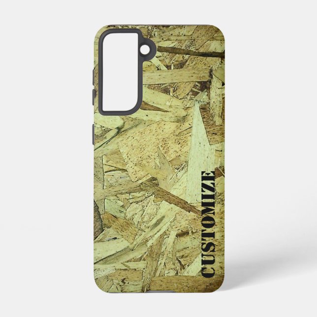 OSB Chip Board Plywood Samsung Galaxy S21 Case (Back)