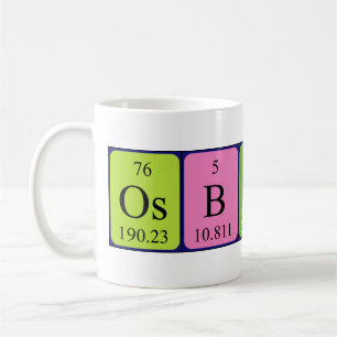 Osbaldo periodic table name mug