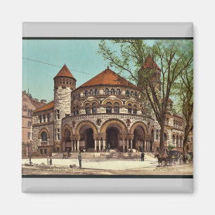 Osborn Hall, Yale College rare Photochrom Magnet