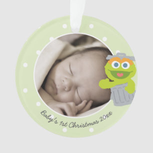 Oscar   Baby's First Christmas - Add Your Name Ornament