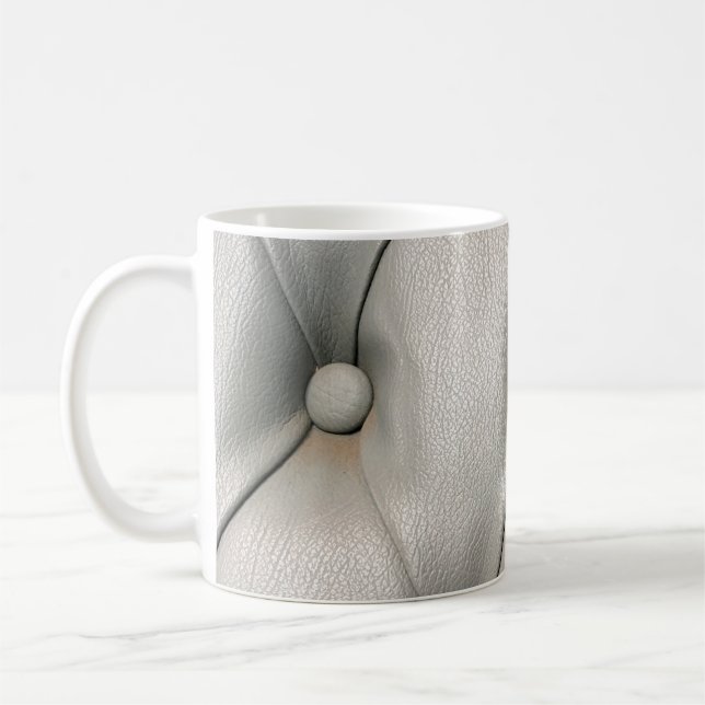 Oscar fabric texture with small spheresabstract,ab coffee mug (Left)