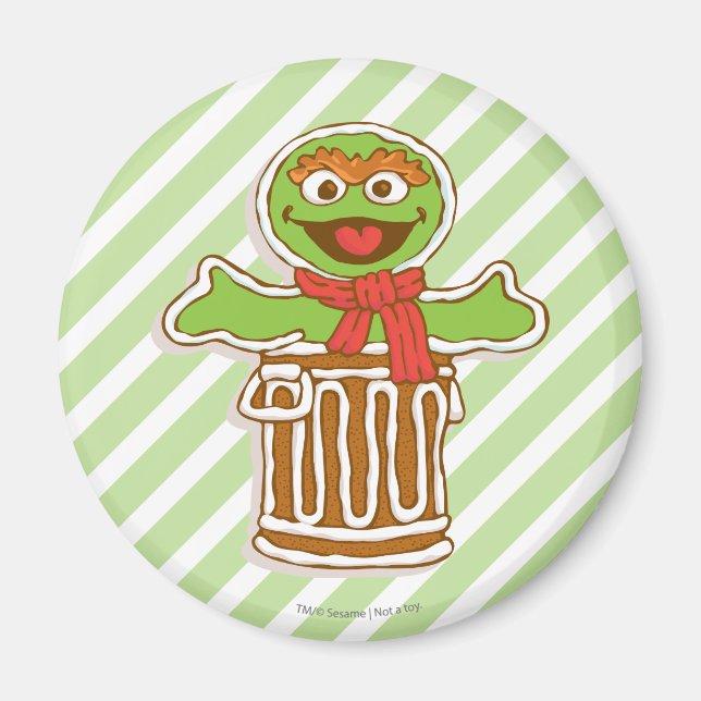Oscar Gingerbread Magnet (Front)