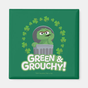 Oscar   Green & Grouchy! Magnet