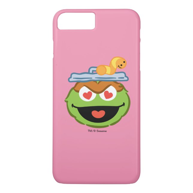 Oscar Smiling Face with Heart-Shaped Eyes Case-Mate iPhone Case (Back)