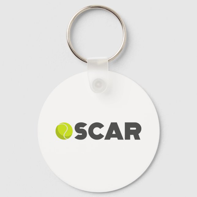Oscar Tennis Key Ring (Front)