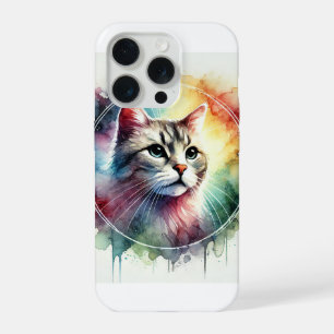 Oscar the Cat 170724AREF136 - Watercolor iPhone 15 Pro Case