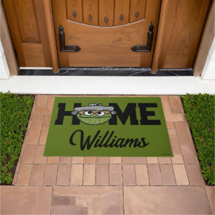 Oscar the Grouch   80's Throwback Doormat