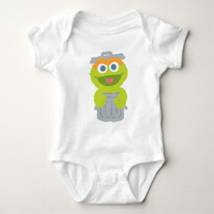 Oscar the Grouch Baby Baby Bodysuit