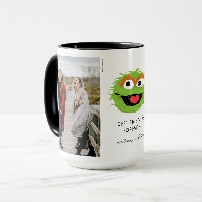 Oscar the Grouch | Best Friends - Photo Mug (Front Left)
